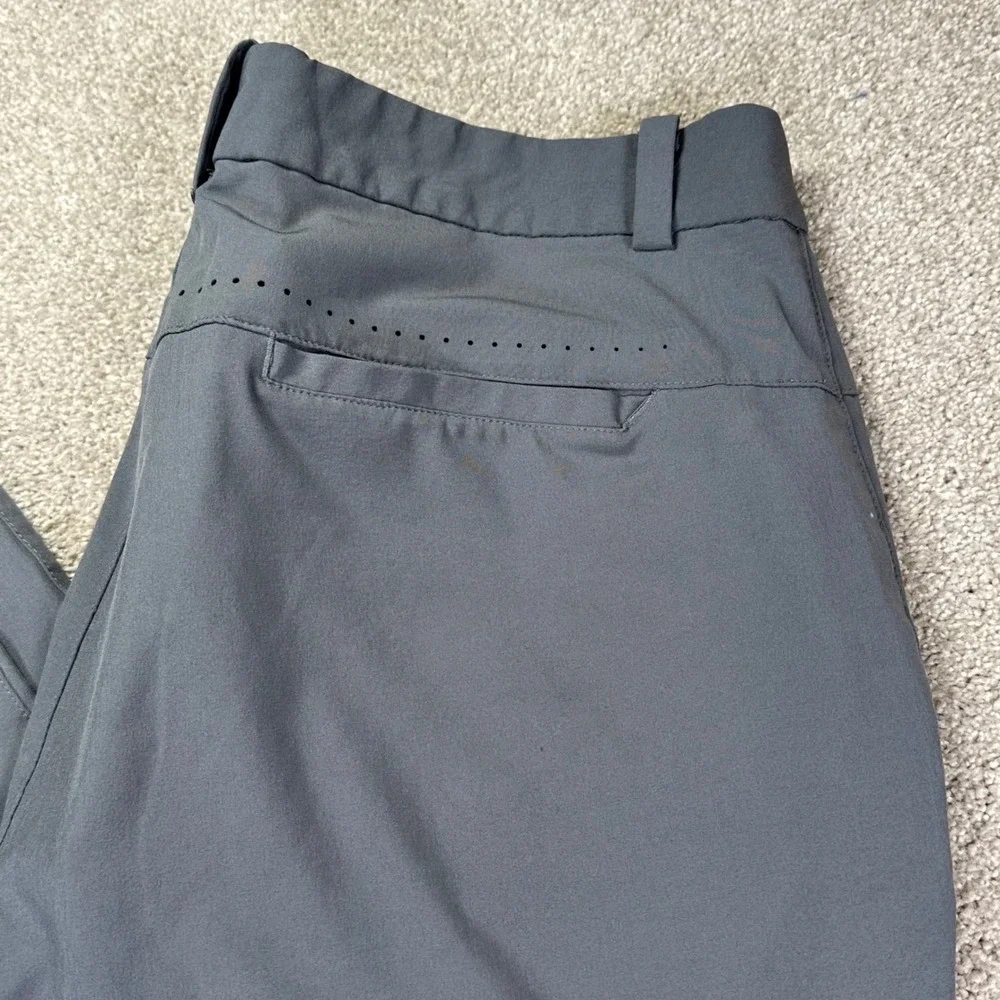 Nike Golf Mens 33x32 Tour Performance Dri-FIT Pants Gray Stretch Tech Golfcore